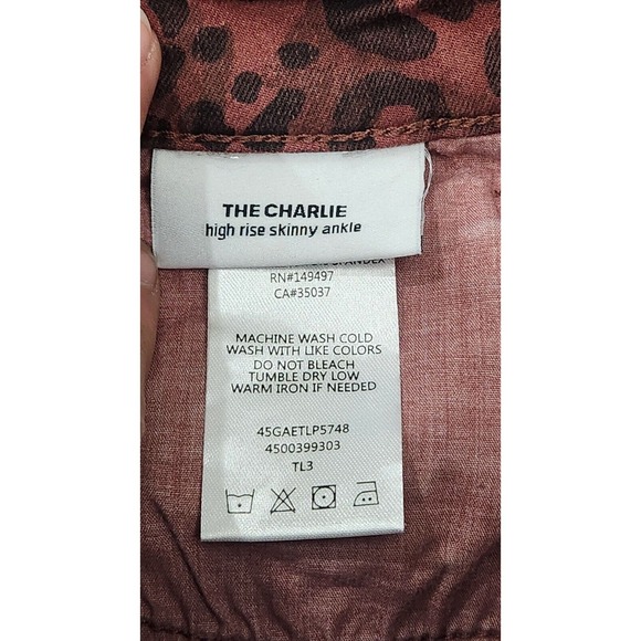 Excellent Joes Size 27 High Rise Skinny Leopard Print Jeans - Picture 7 of 11